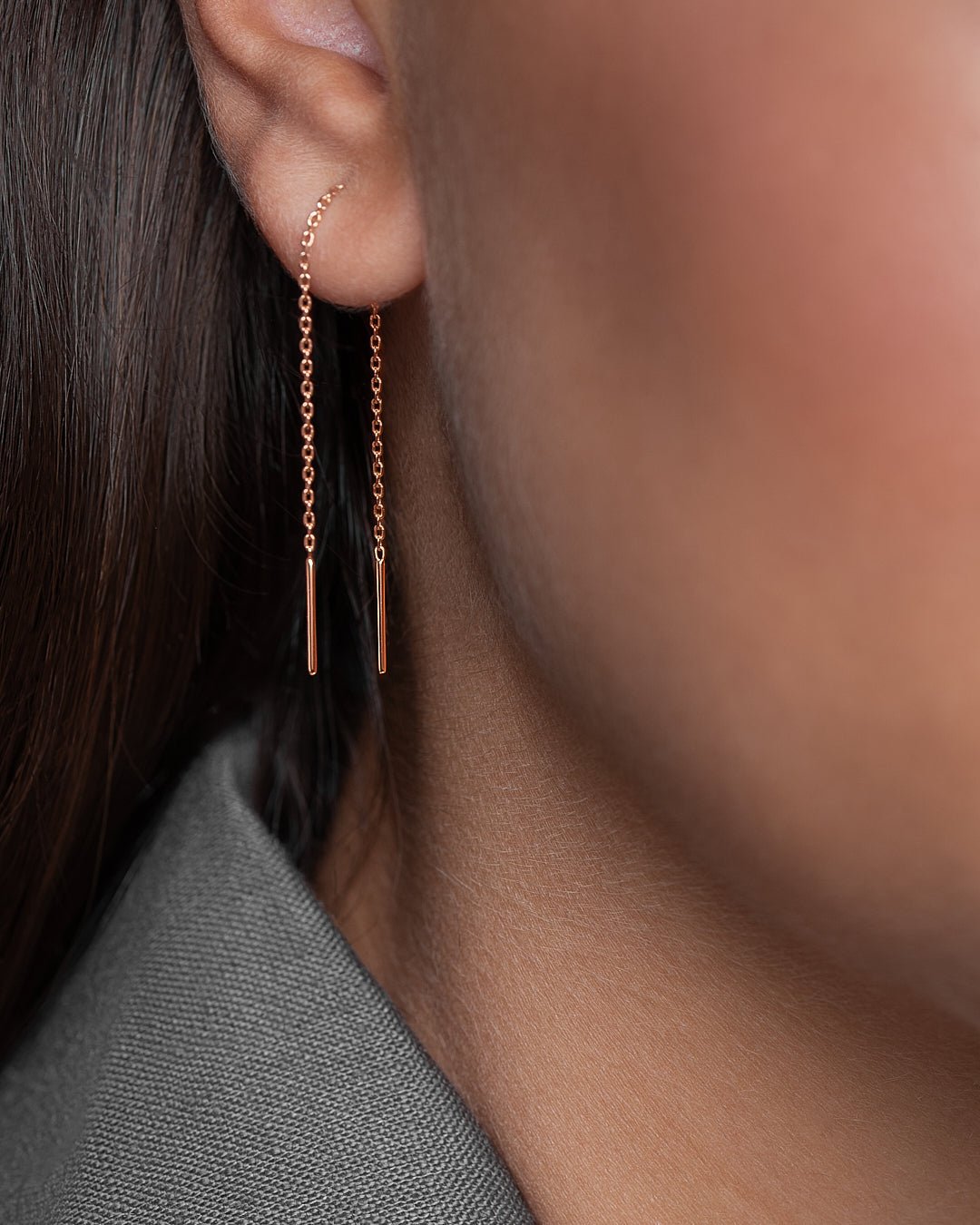 Marjin Ear Thread Earrings - 925 Sterling Silver9 cmAesthetic JewelryALLLunai Jewelry