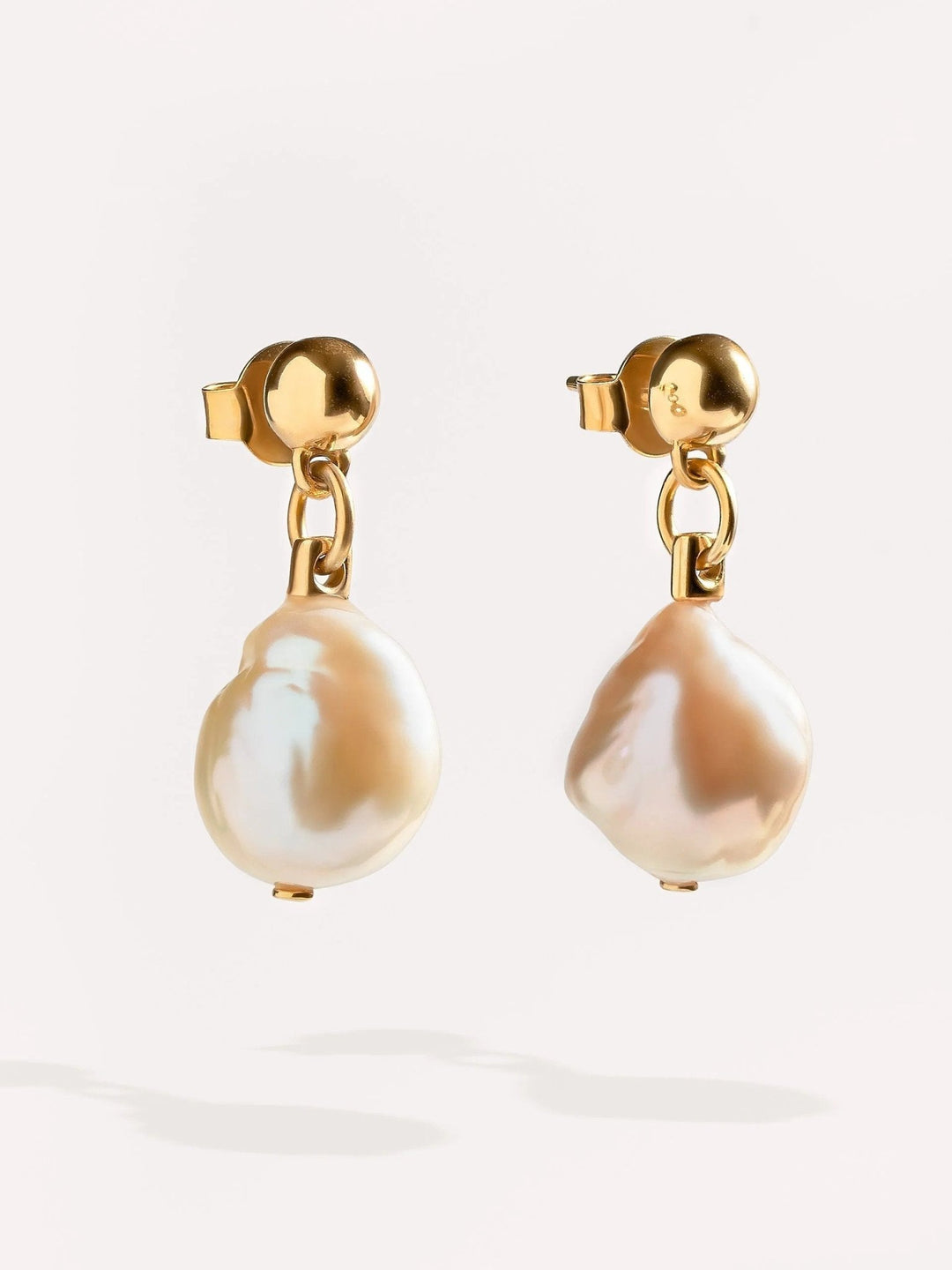 Bilda Dangle Baroque Pearls - Anniversary Giftbaroque pearlsLunai Jewelry