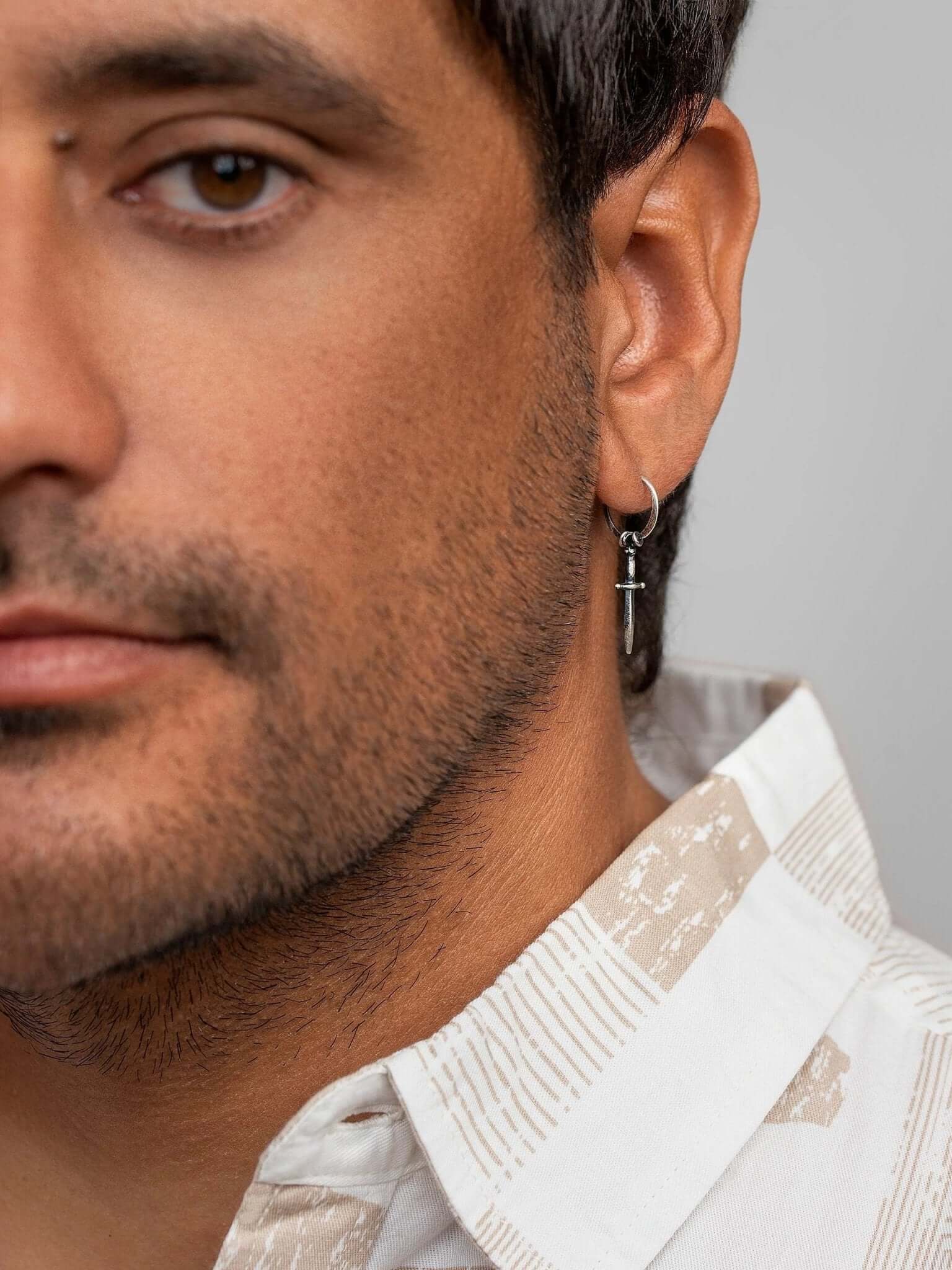 Ear Piercings How To Wear Earrings For Guys Wearing Earring In Men