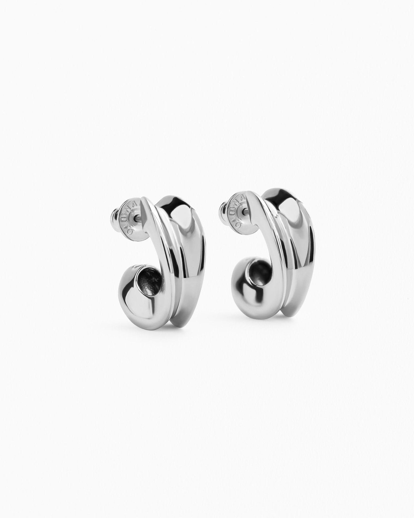 Arne Oval Hoop Earrings - ALLbold hoop earringsLunai Jewelry