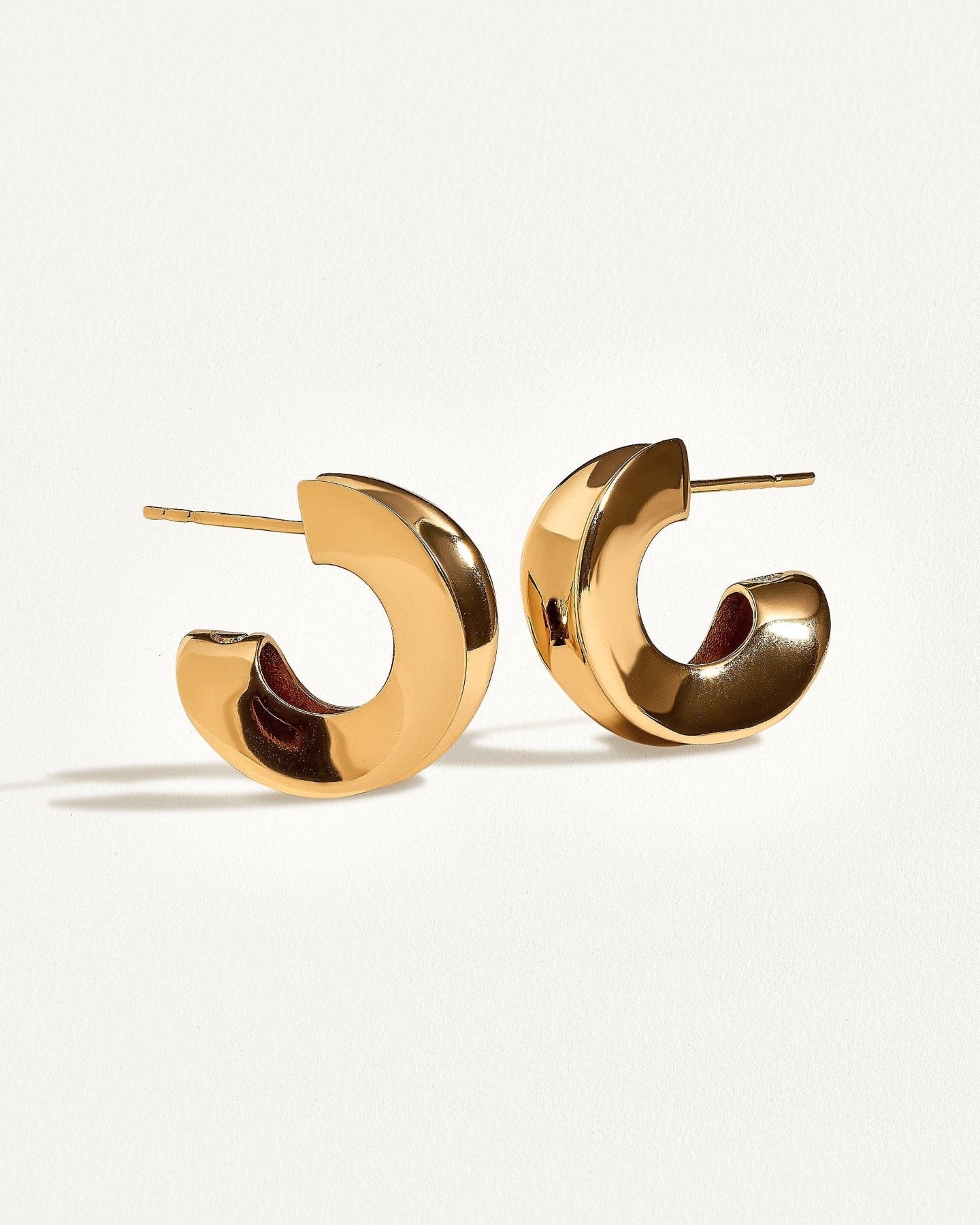 Neda Chunky Hoops - 24k Gold PlatedALLBackUpItemsLunai Jewelry