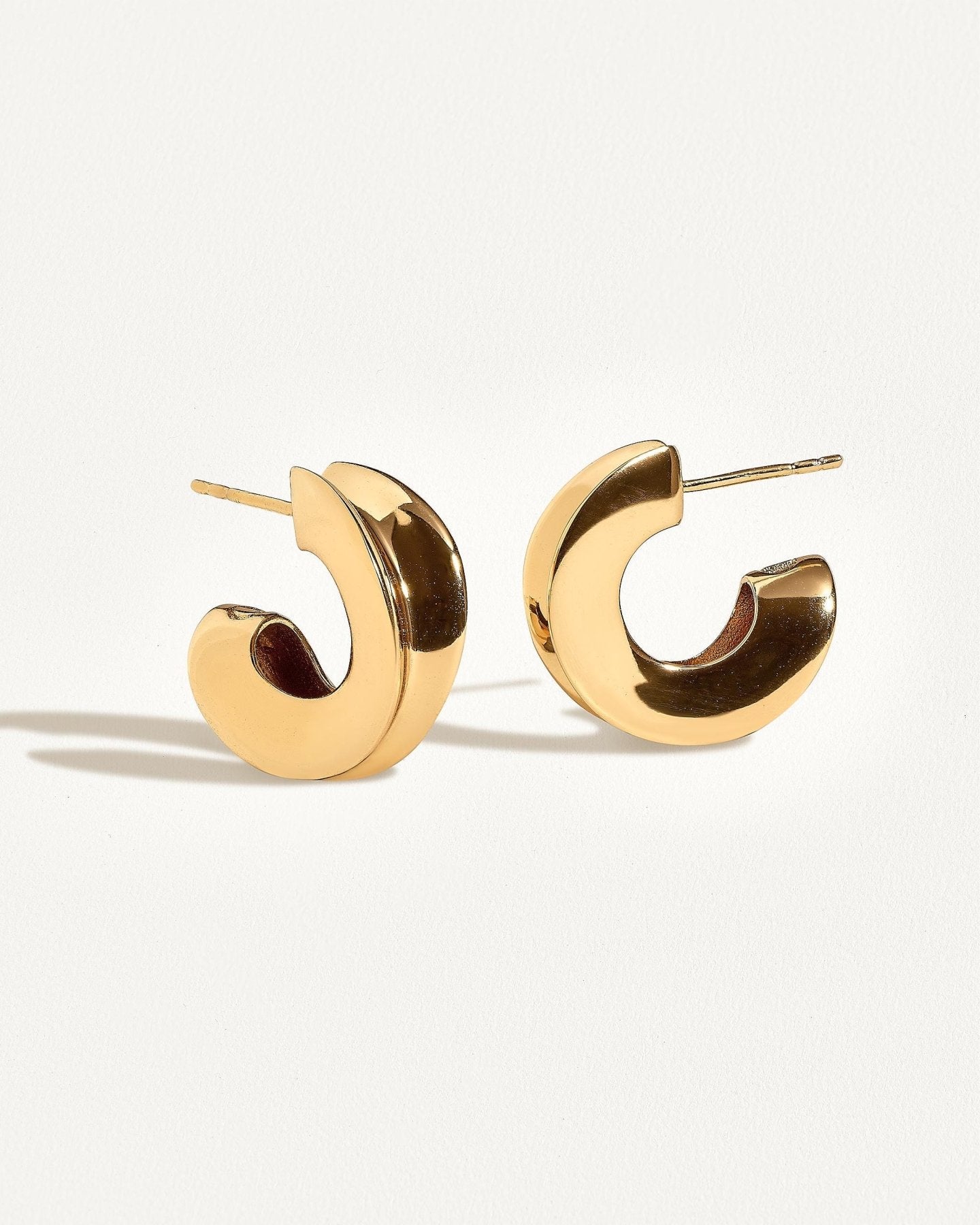 Neda Chunky Hoops - 24k Gold PlatedALLBackUpItemsLunai Jewelry