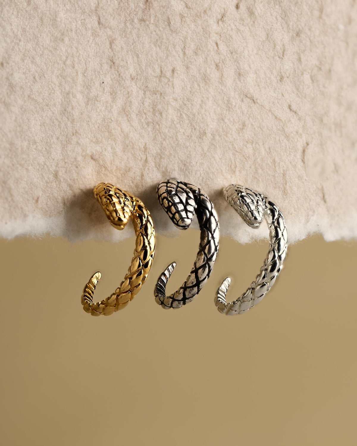 Caley Snake Hoops - GoldALLBackUpItemsLunai Jewelry