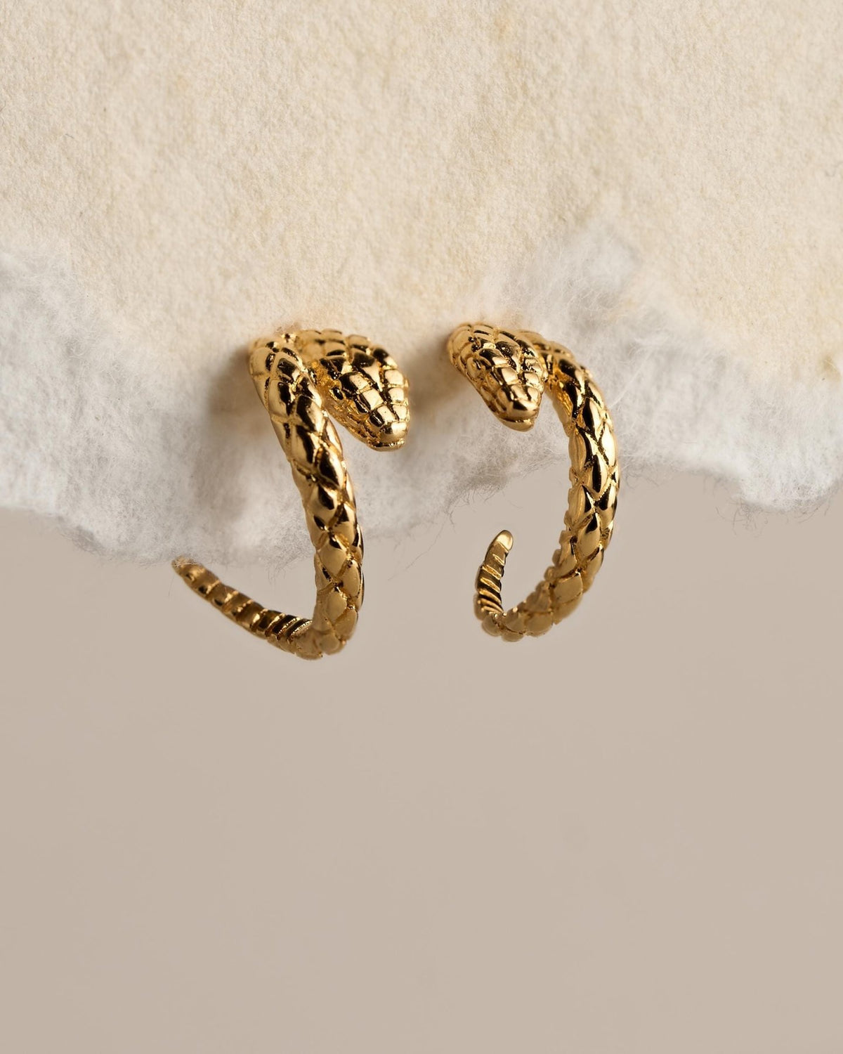 Caley Snake Hoops - GoldALLBackUpItemsLunai Jewelry