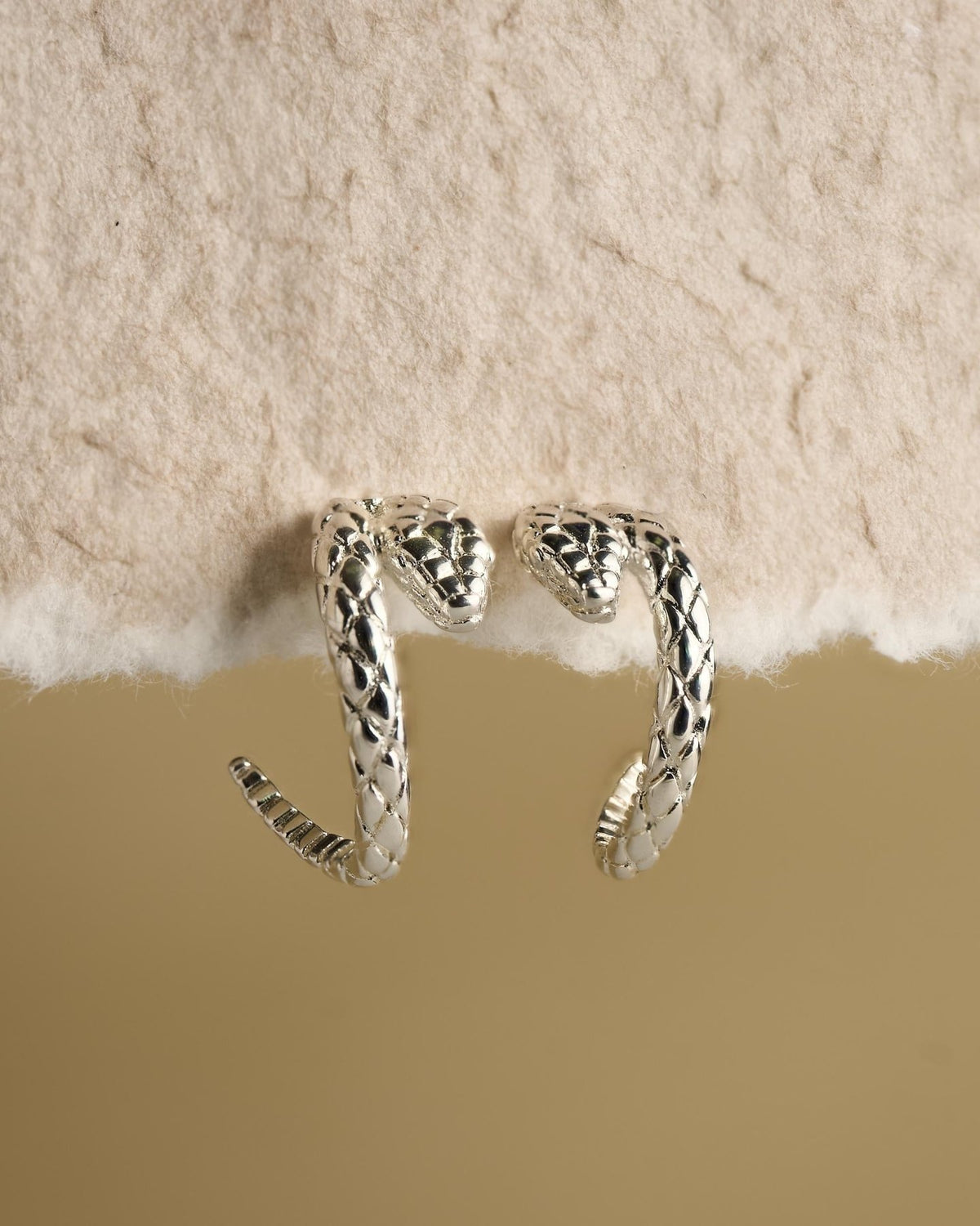 Caley Snake Hoops - SilverALLBackUpItemsLunai Jewelry