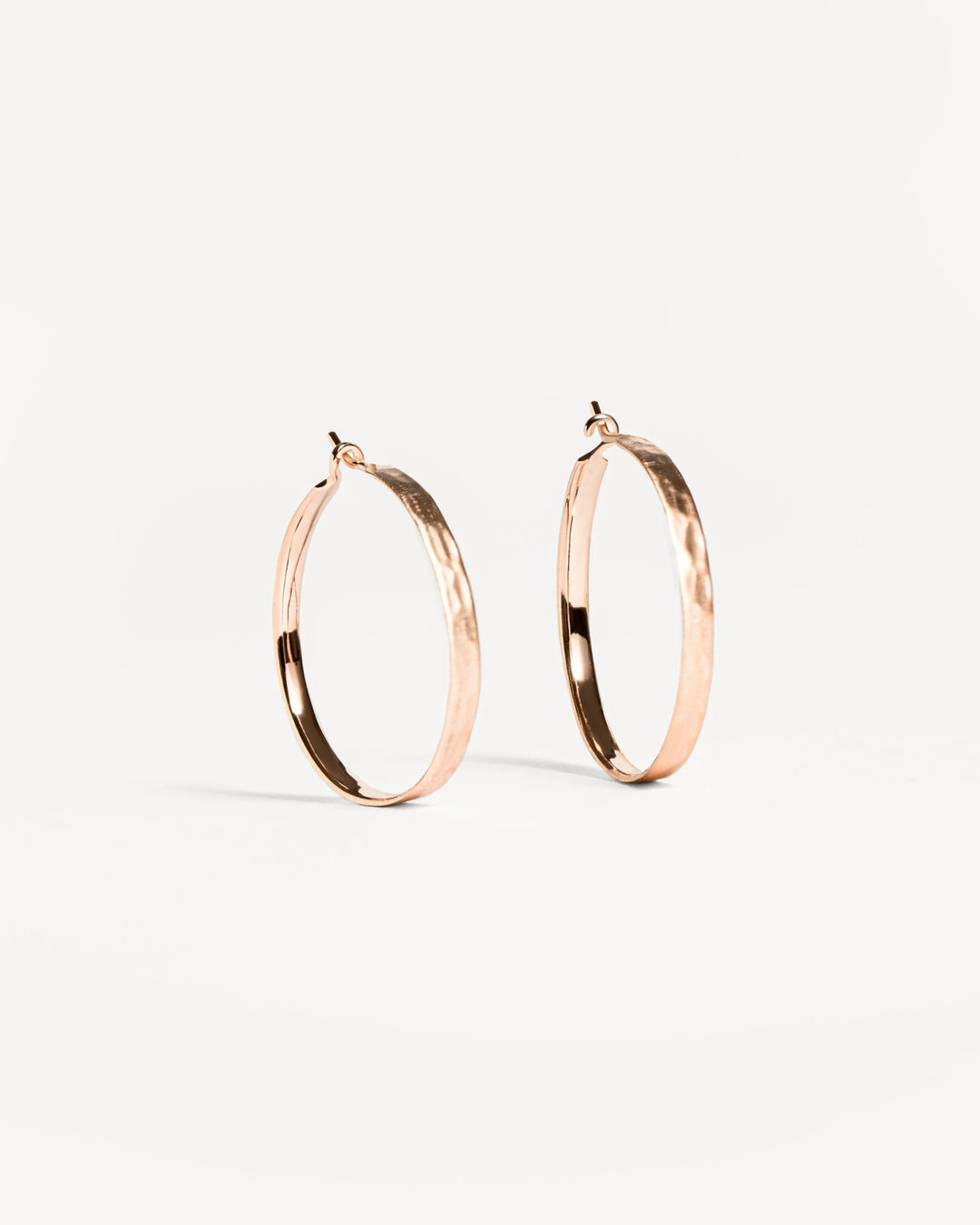 Kristine Hoop Earrings - 18K Rose Gold MatteankorBackUpItemsLunai Jewelry