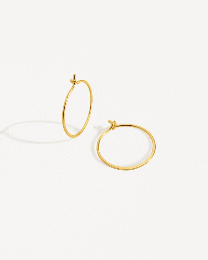 Luna Gold Second - Hole Hoops - 14K Gold FilledALLBackUpItemsLunai Jewelry