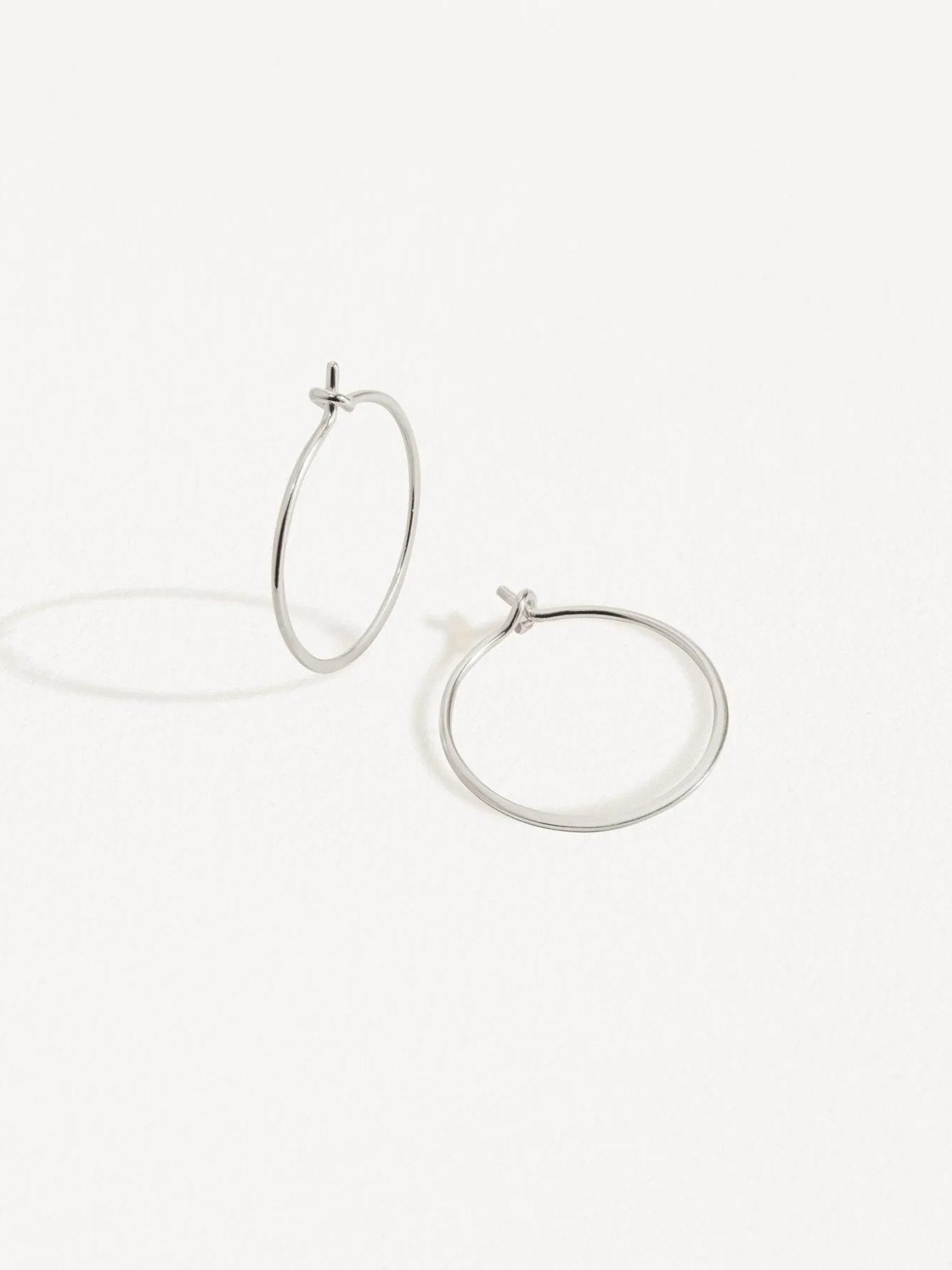 Luna Gold Second - Hole Hoops - 925 Sterling SilverALLBackUpItemsLunai Jewelry