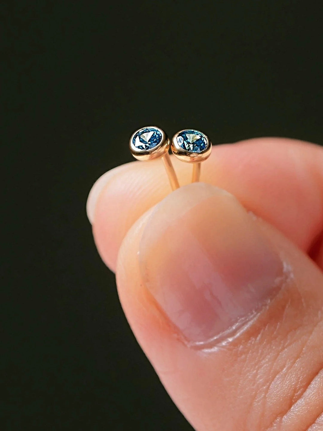 Nirvana Stud Earrings - 18K Rose Gold PlatedBackUpItemsBirthday GiftLunai Jewelry