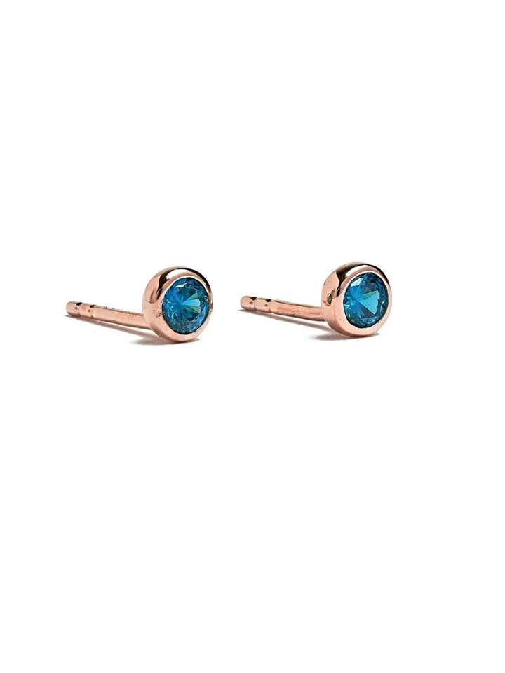 Nirvana Stud Earrings - 18K Rose Gold PlatedBackUpItemsBirthday GiftLunai Jewelry