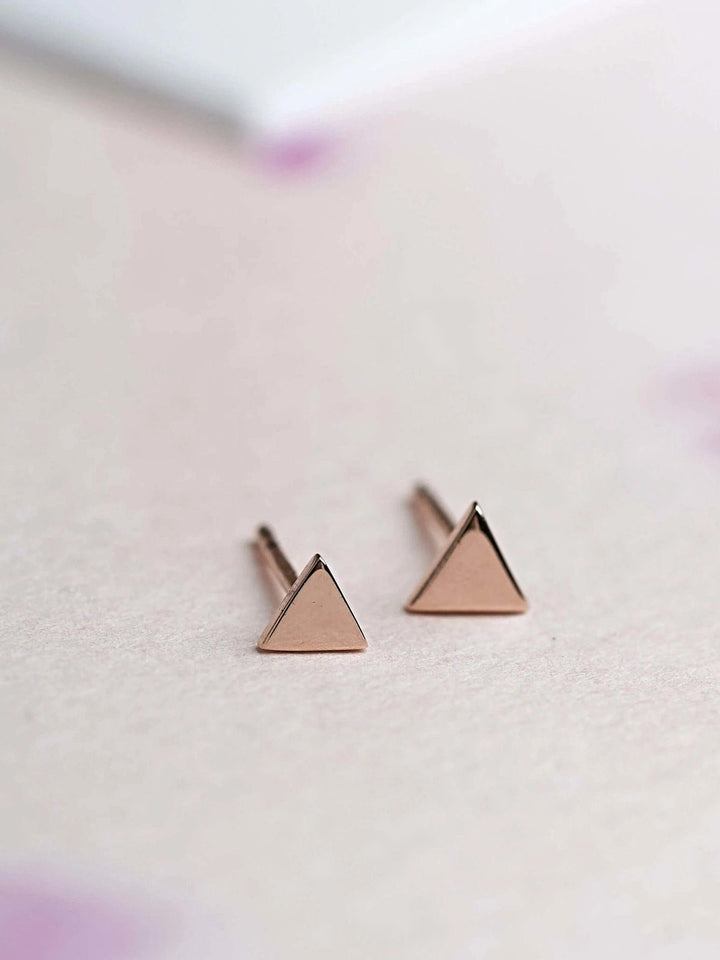 Agapea Studs Earrings - 18K Rose Gold Plated24K Gold PlatedBackUpItemsLunai Jewelry