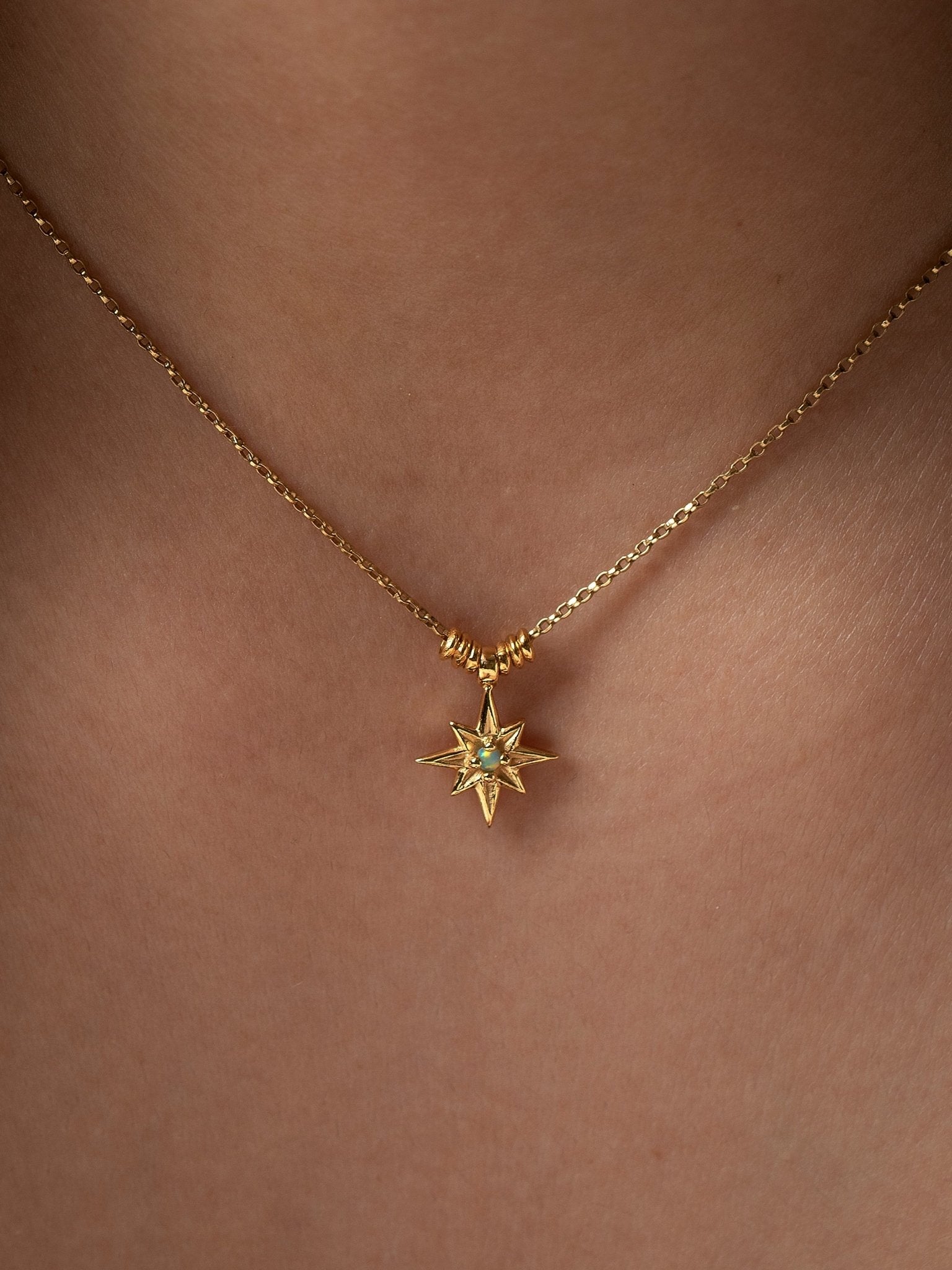 Alma Starburst Necklace - 17.7bridesmaid giftChain necklaceLunai Jewelry