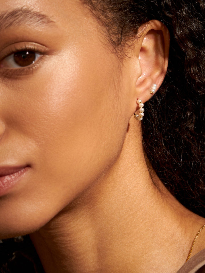 Babette Minimal Ear Climber - Yellow Gold FilledSingleBackUpItemsBlack Friday GiftLunai Jewelry