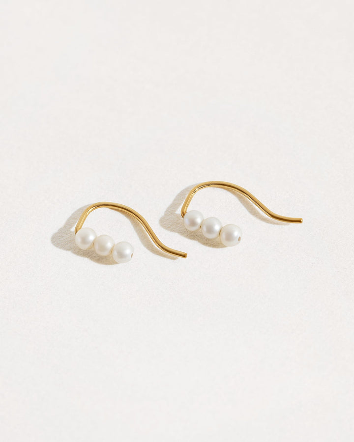 Babette Minimal Ear Climber - Yellow Gold FilledSingleBackUpItemsBlack Friday GiftLunai Jewelry