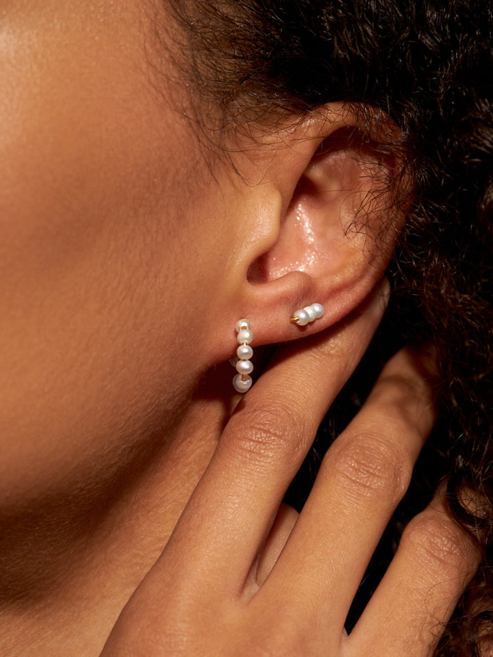 Babette Minimal Ear Climber - Yellow Gold FilledSingleBackUpItemsBlack Friday GiftLunai Jewelry