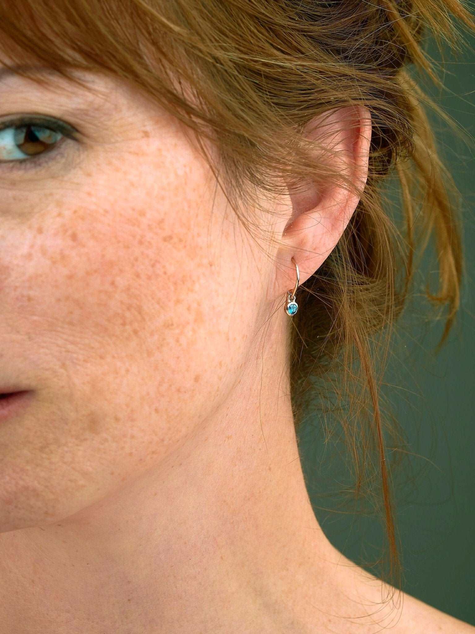 Brea Wire Earrings - 24K Gold PlatedBackUpItemsCrystal JewelryLunai Jewelry