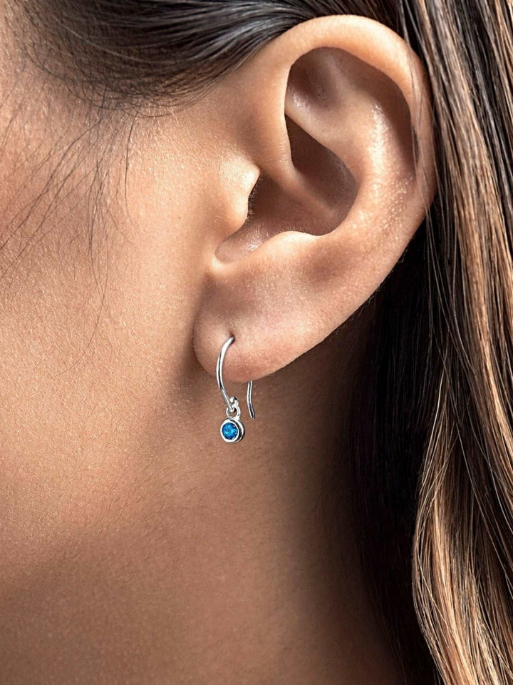 Brea Wire Earrings - 24K Gold PlatedBackUpItemsCrystal JewelryLunai Jewelry