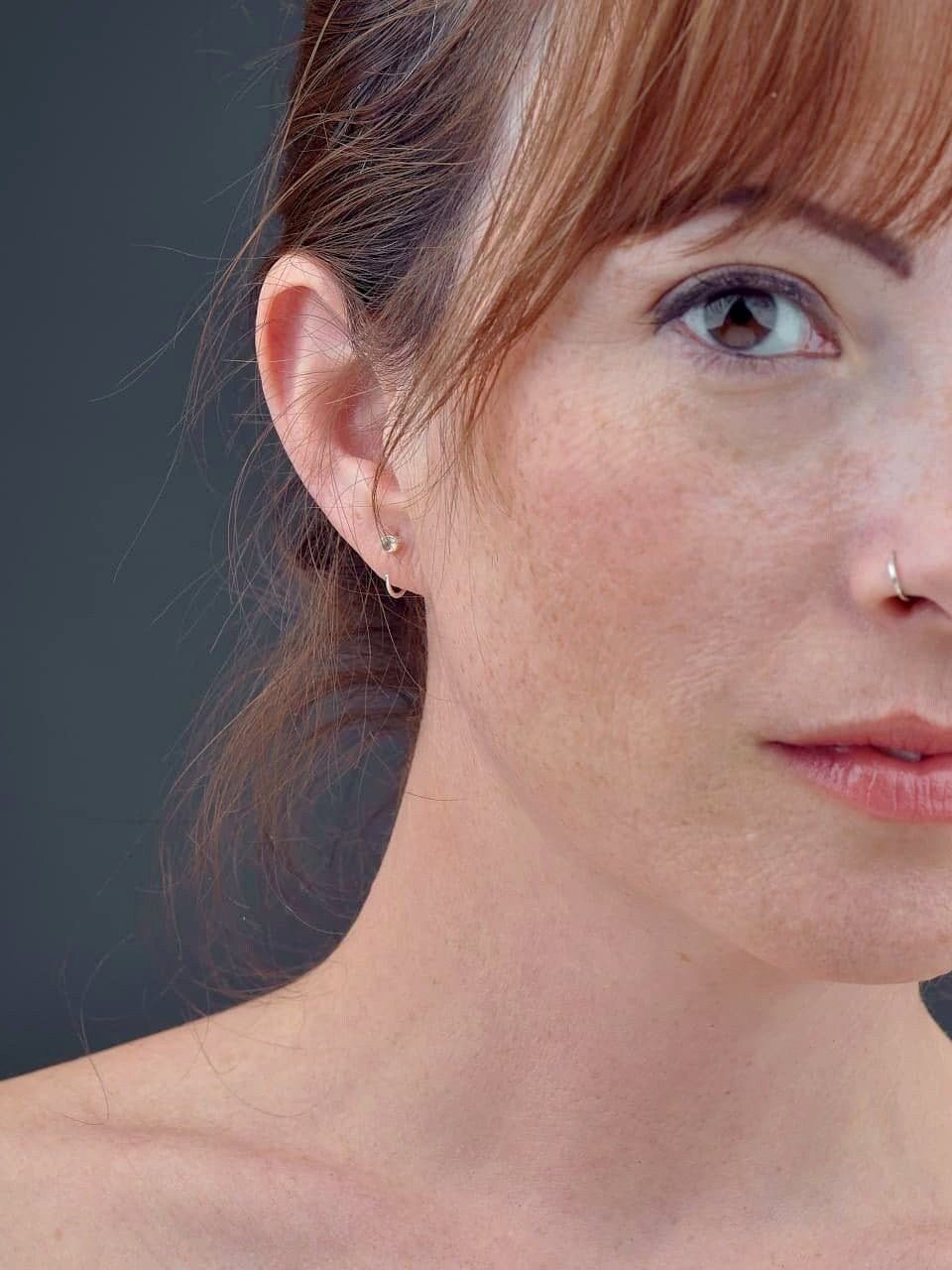 Candace Hoop Earrings - 925 Sterling SilverMoonstoneBackUpItemsBest Friend GiftLunai Jewelry