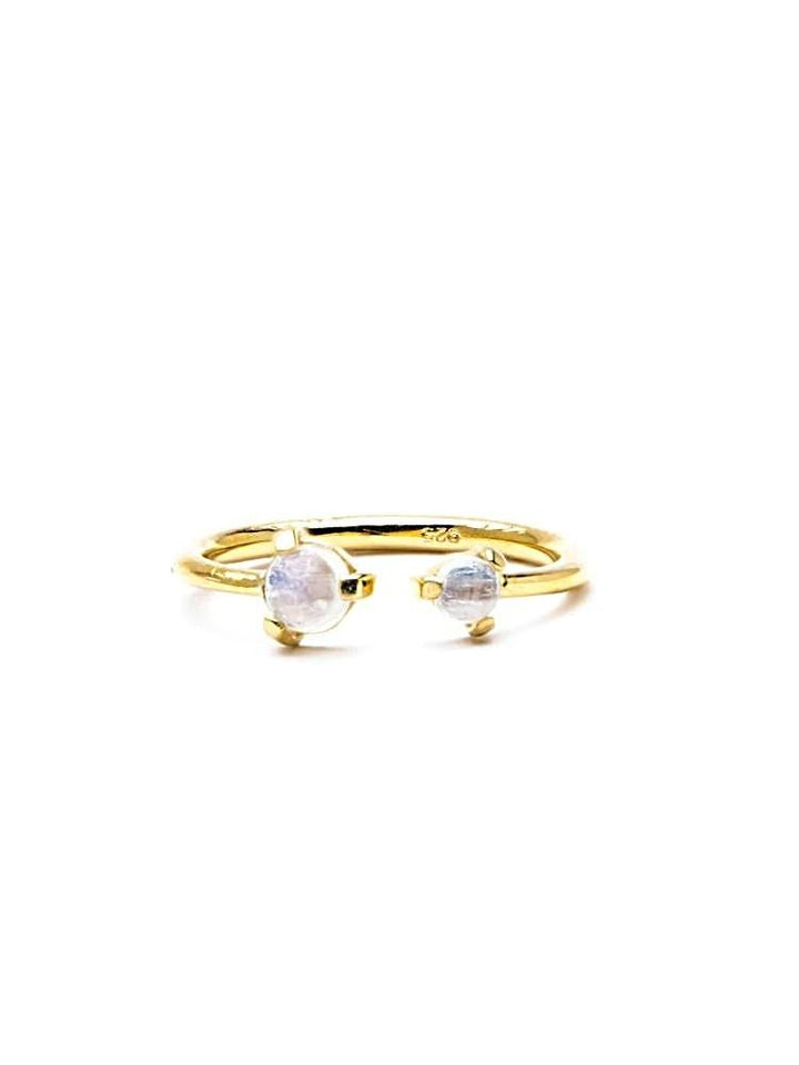 Caroline Moonstone Ring - 24K Gold Vermeil5August BirthstoneBackUpItemsLunai Jewelry