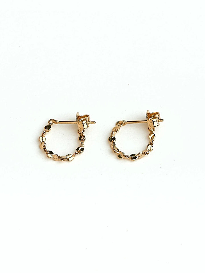 Dafang Chain Earrings - 24K Gold Plated11BackUpItemsBlack Friday GiftLunai Jewelry