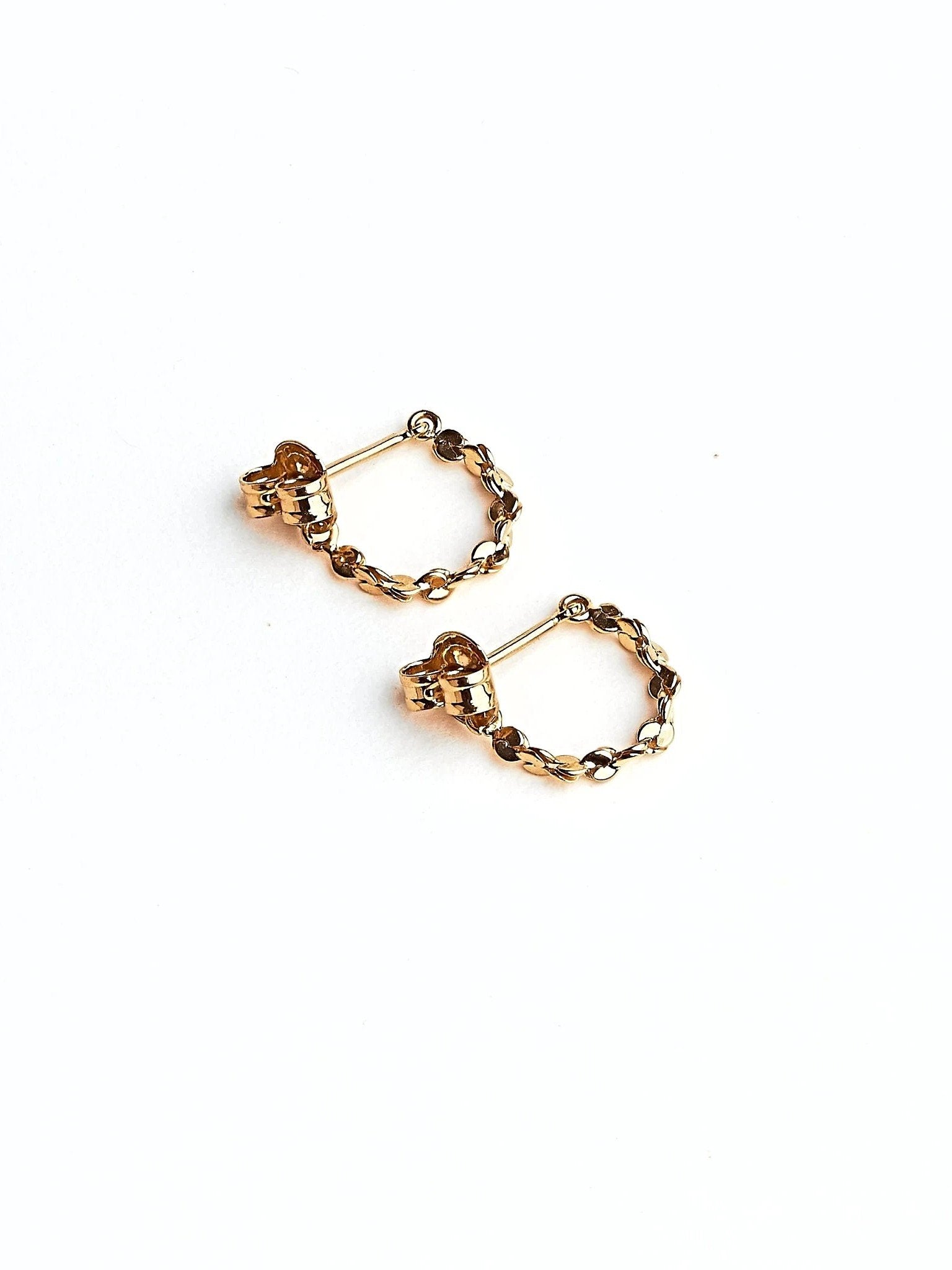 Dafang Chain Earrings - 24K Gold Plated11BackUpItemsBlack Friday GiftLunai Jewelry