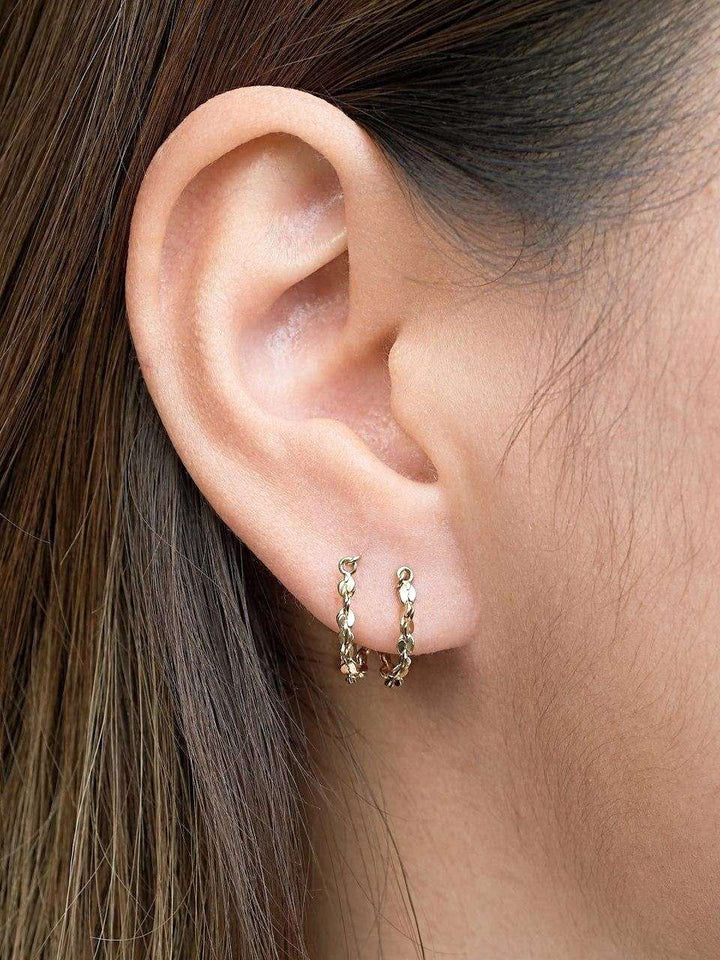 Dafang Chain Earrings - 18K Gold Plated11BackUpItemsBlack Friday GiftLunai Jewelry