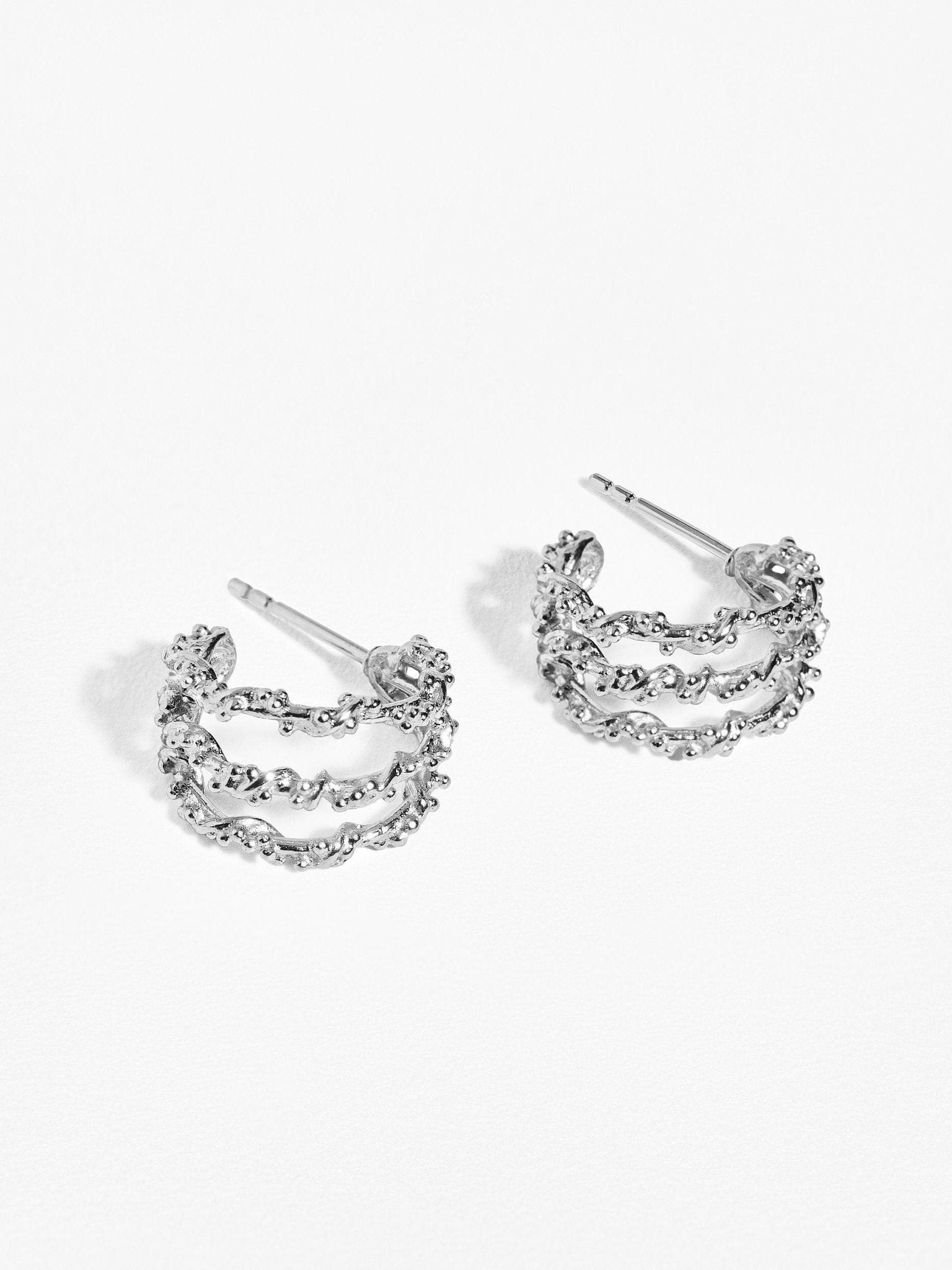 Emyl Gold Hoop Earrings - Pair925 Sterling SilverChunky hoop EarringsCircle EarringsLunai Jewelry