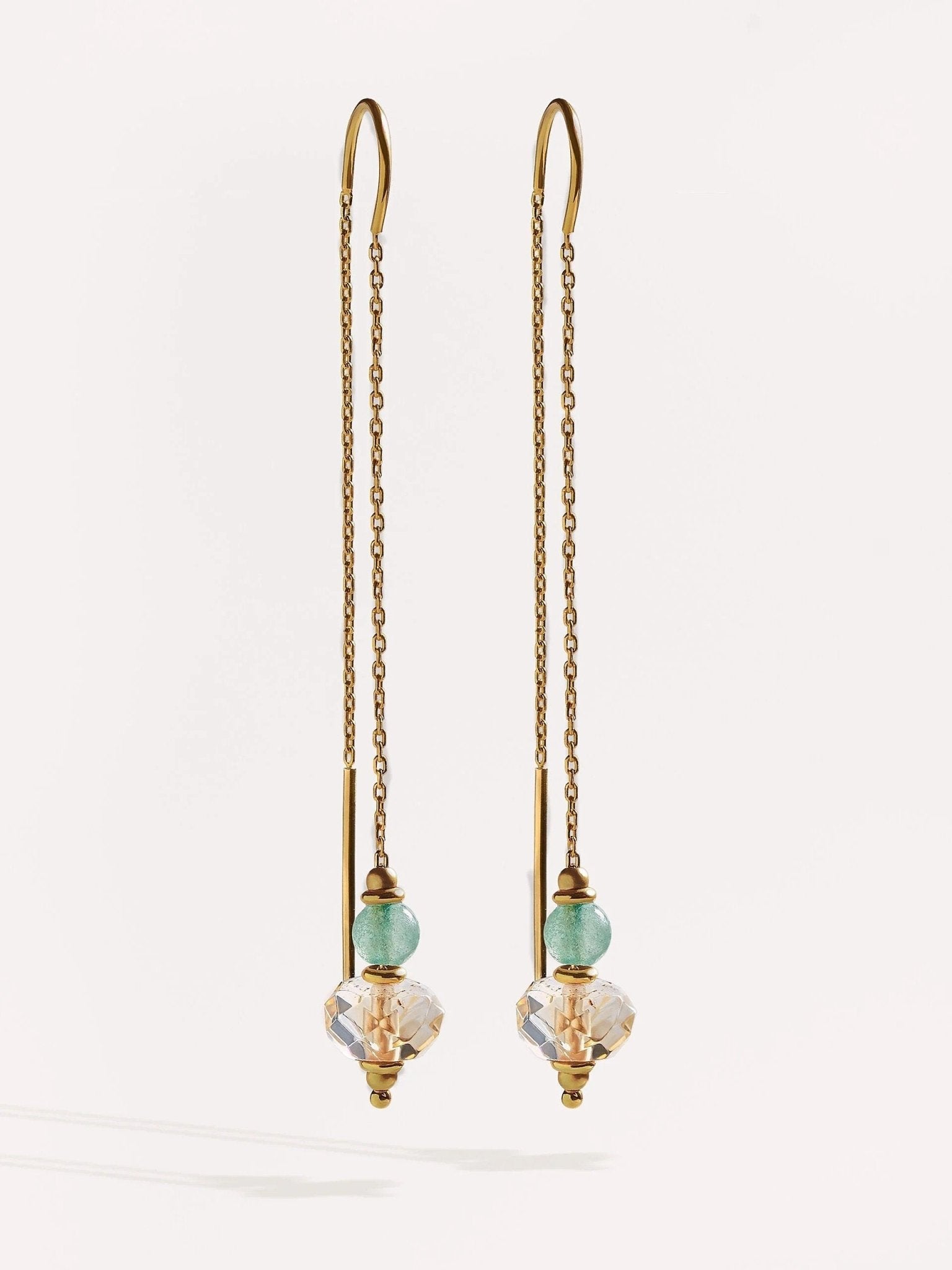 Estelita Gold Threader Earrings - alt earringsbest gift for herLunai Jewelry