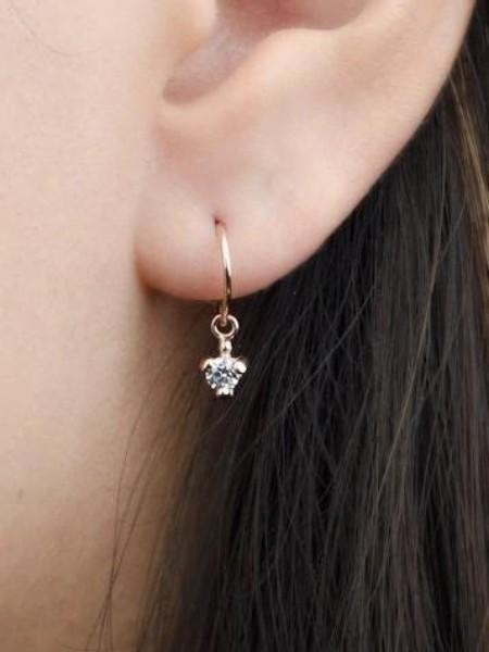 Leigh Dangle Earrings - 18K Rose Gold PlatedBackUpItemsbirthstone jewelryLunai Jewelry