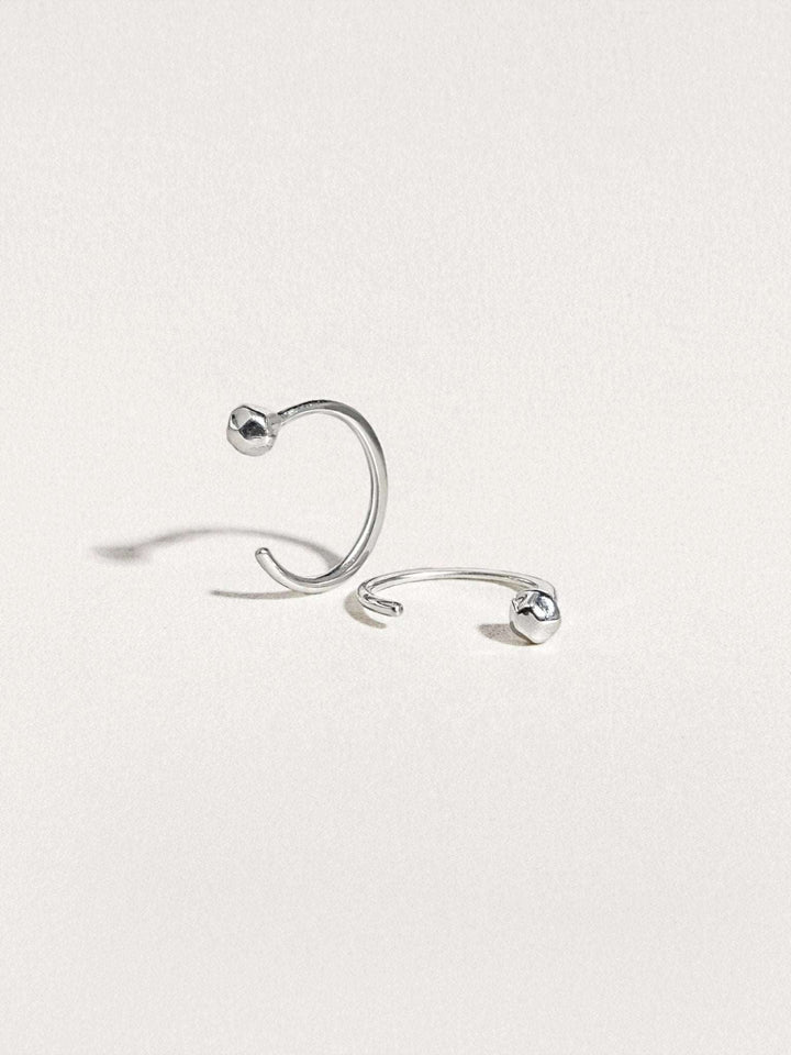 Ileya Huggie Hoop Earrings - 925 Sterling SilverBackUpItemsCartilage PiercingsLunai Jewelry