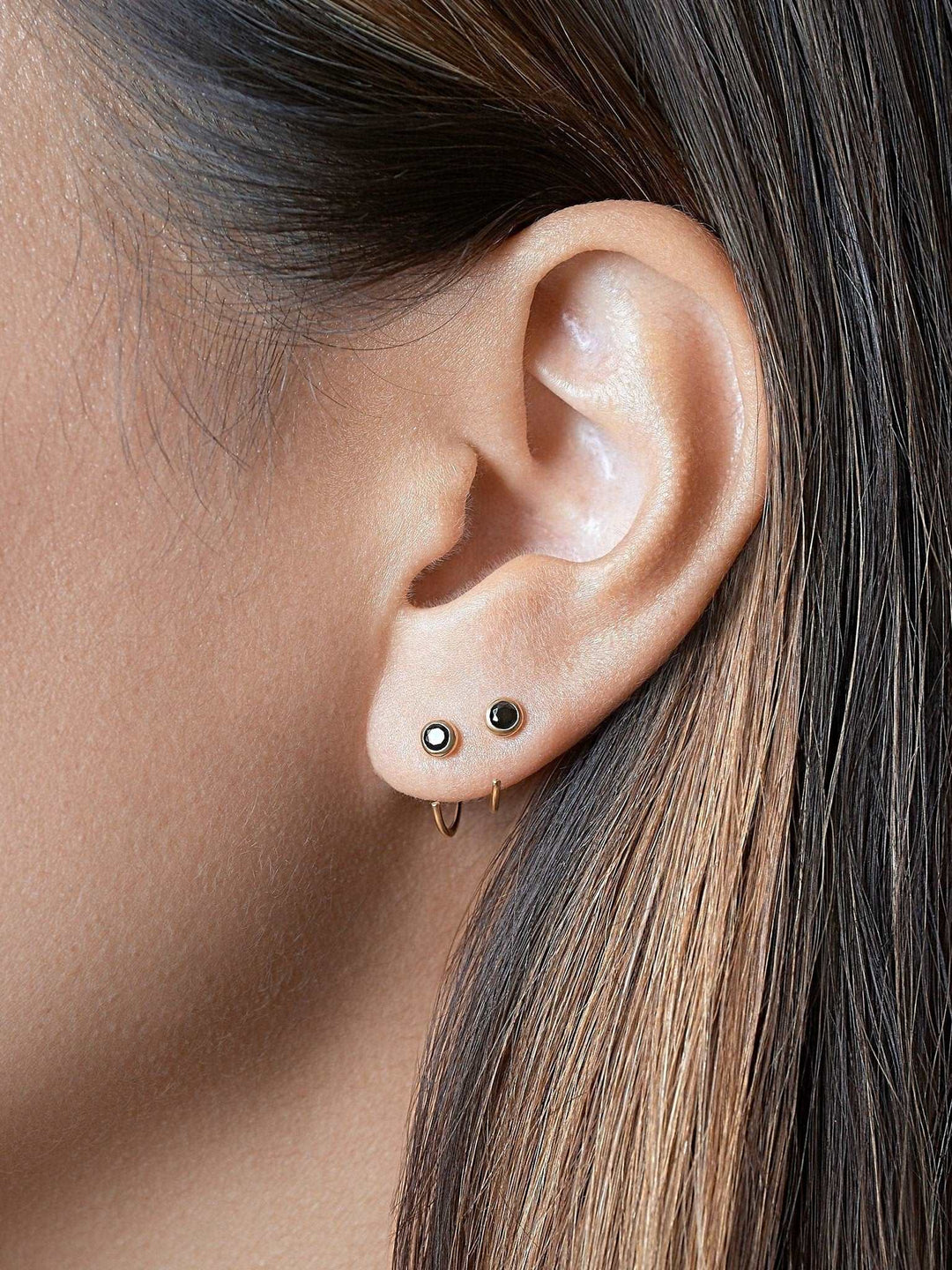 Inga Hoop Earrings - 18K Rose Gold PlatedBackUpItemsbest friend giftLunai Jewelry