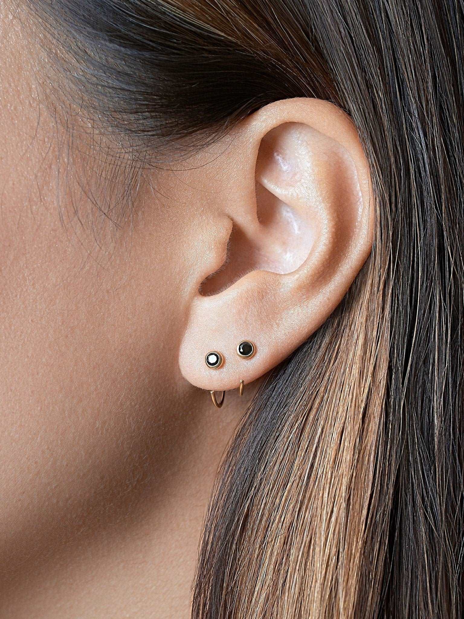 Inga Hoop Earrings - 18K Rose Gold PlatedBackUpItemsbest friend giftLunai Jewelry