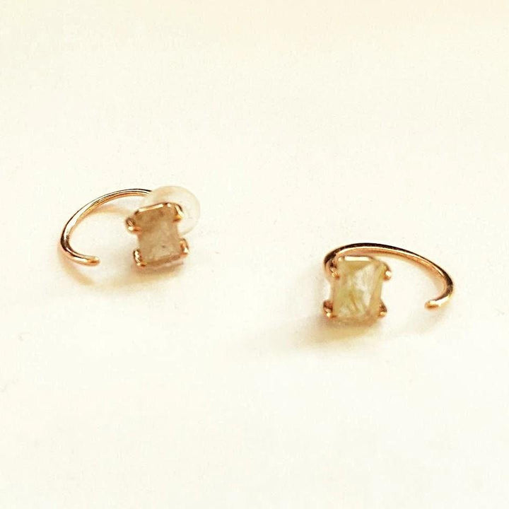 Ioanna Hoop Earrings - 925 Sterling SilverBackUpItemsBeaded EarringsLunai Jewelry