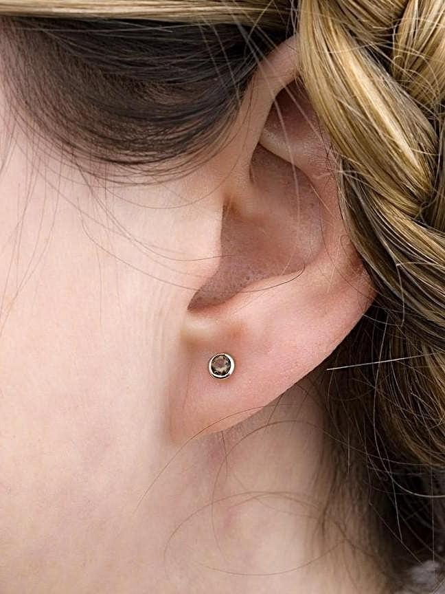 Jolanta Stud Earrings - 24K Gold Plated3mmBackUpItemsBest Stud EarringsLunai Jewelry