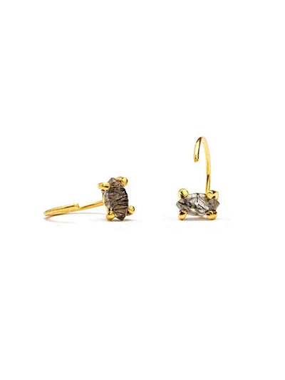 Krishna Hoop Earrings - 24K Gold PlatedBackUpItemsBirthstone EarringsLunai Jewelry