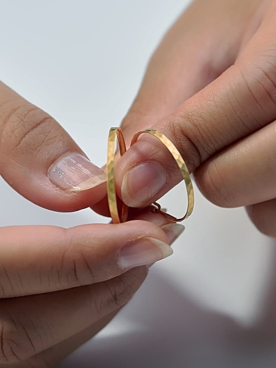 Kristine Hoop Earrings - 925 Sterling Silver MatteankorBackUpItemsLunai Jewelry