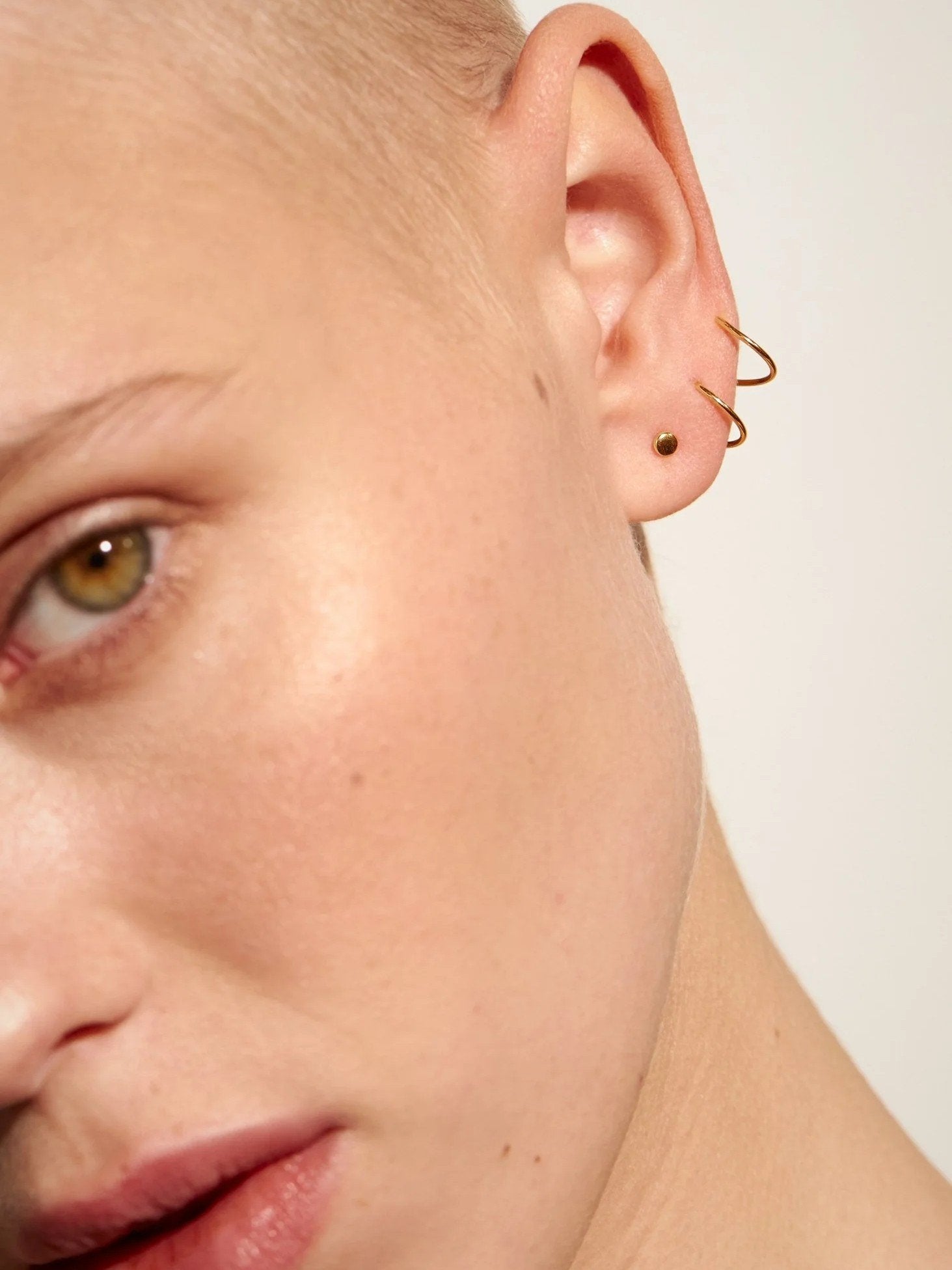 Lacey Spiral Earrings - Pair24K Gold PlatedBackUpItemsEarringsLunai Jewelry