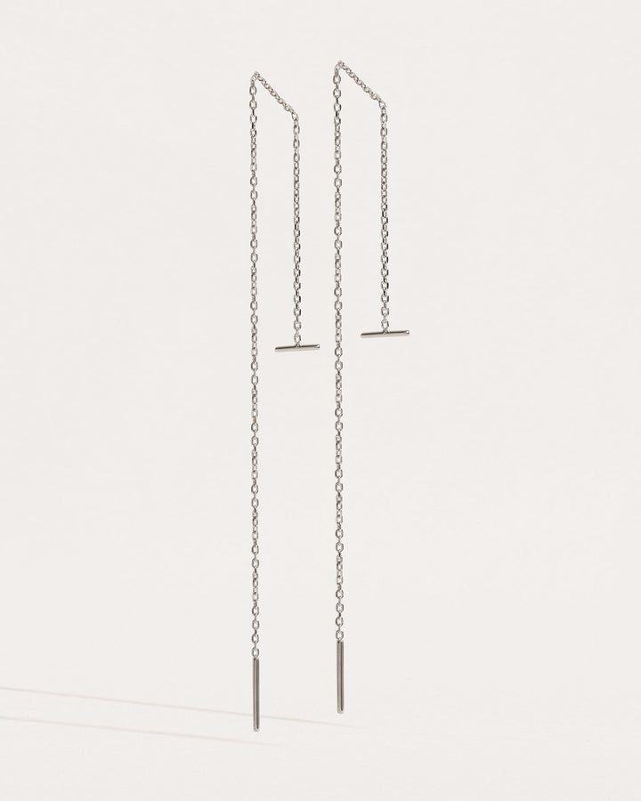 Long Chain Earrings - 925 Sterling Silver13 cmankorBackUpItemsLunai Jewelry
