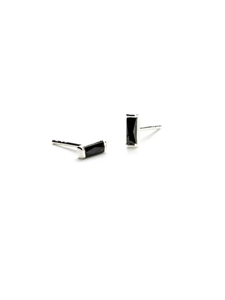 Mini Gem Stud Earring - 925 Sterling SilverDark ChampagneBackUpItemsBirthstone EarringsLunai Jewelry
