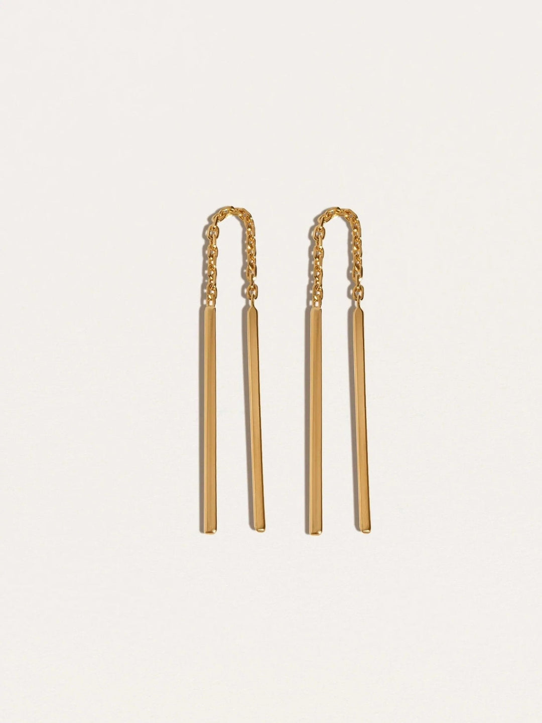Needle Thread Earrings - 24K Gold Plated24K Gold Plated925 silver jewelryLunai Jewelry