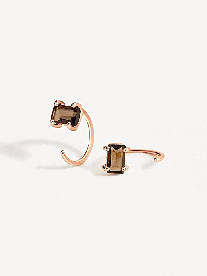 Perina Hoop Earrings - 18K Rose Gold PlatedBackUpItemsBest Friend GiftLunai Jewelry