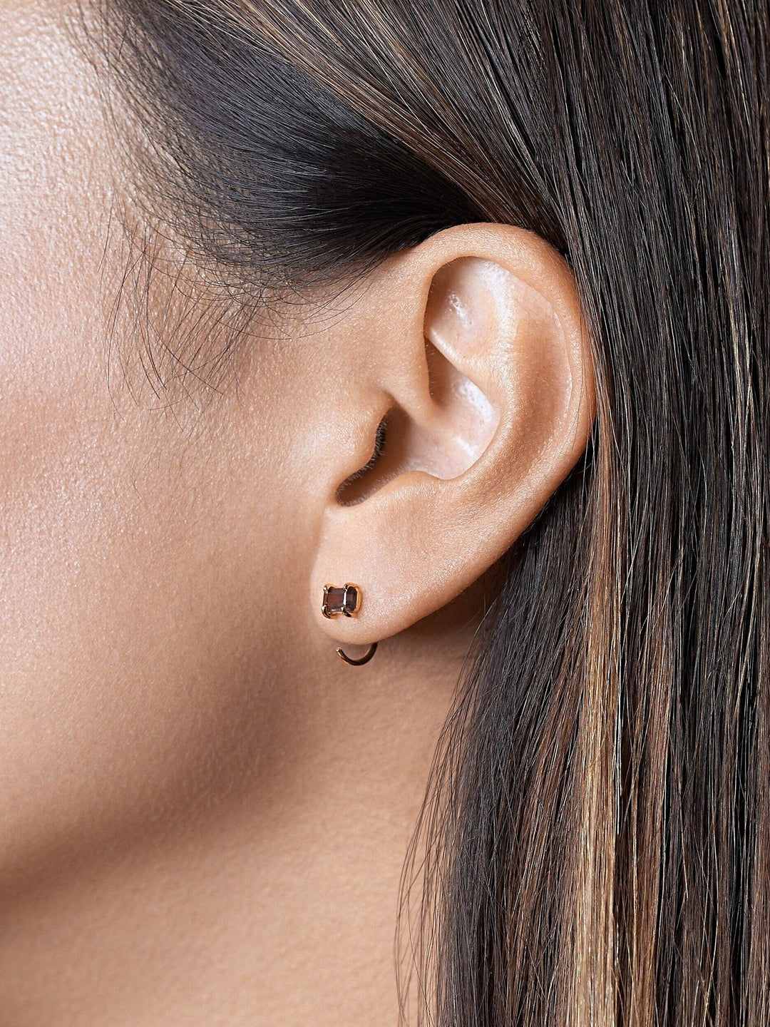 Perina Hoop Earrings - 18K Rose Gold PlatedBackUpItemsBest Friend GiftLunai Jewelry