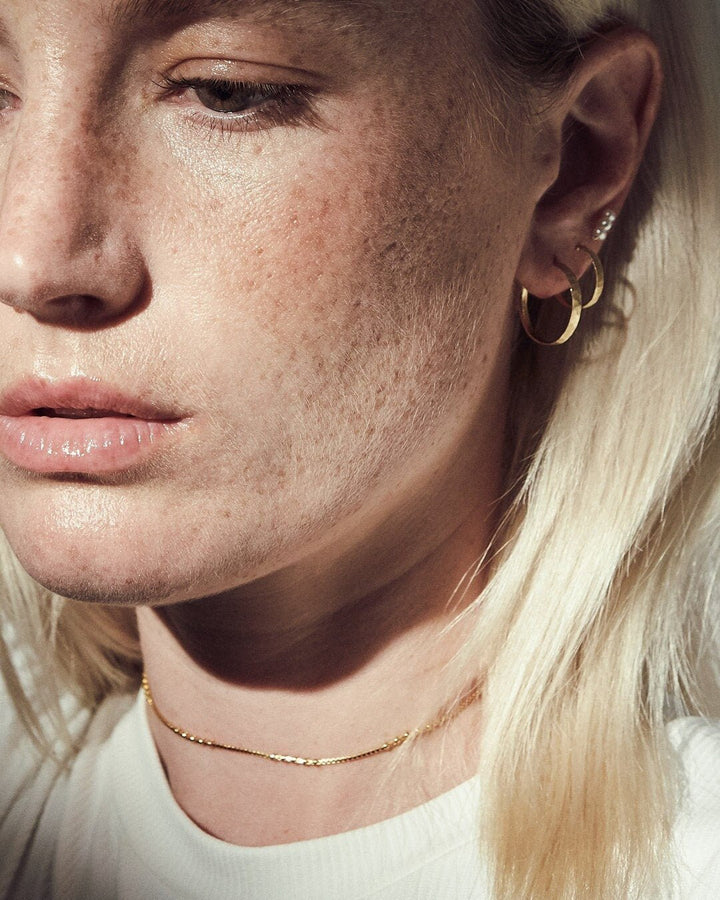 Saturn Chain Choker - 24K Gold PlatedAnniversary GiftBackUpItemsLunai Jewelry