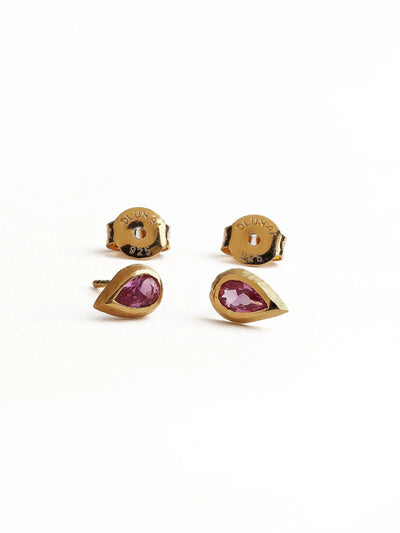 Tery Pink Tourmaline Stud Earrings - Pink Tourmalinecitrine earringscool earringsLunai Jewelry