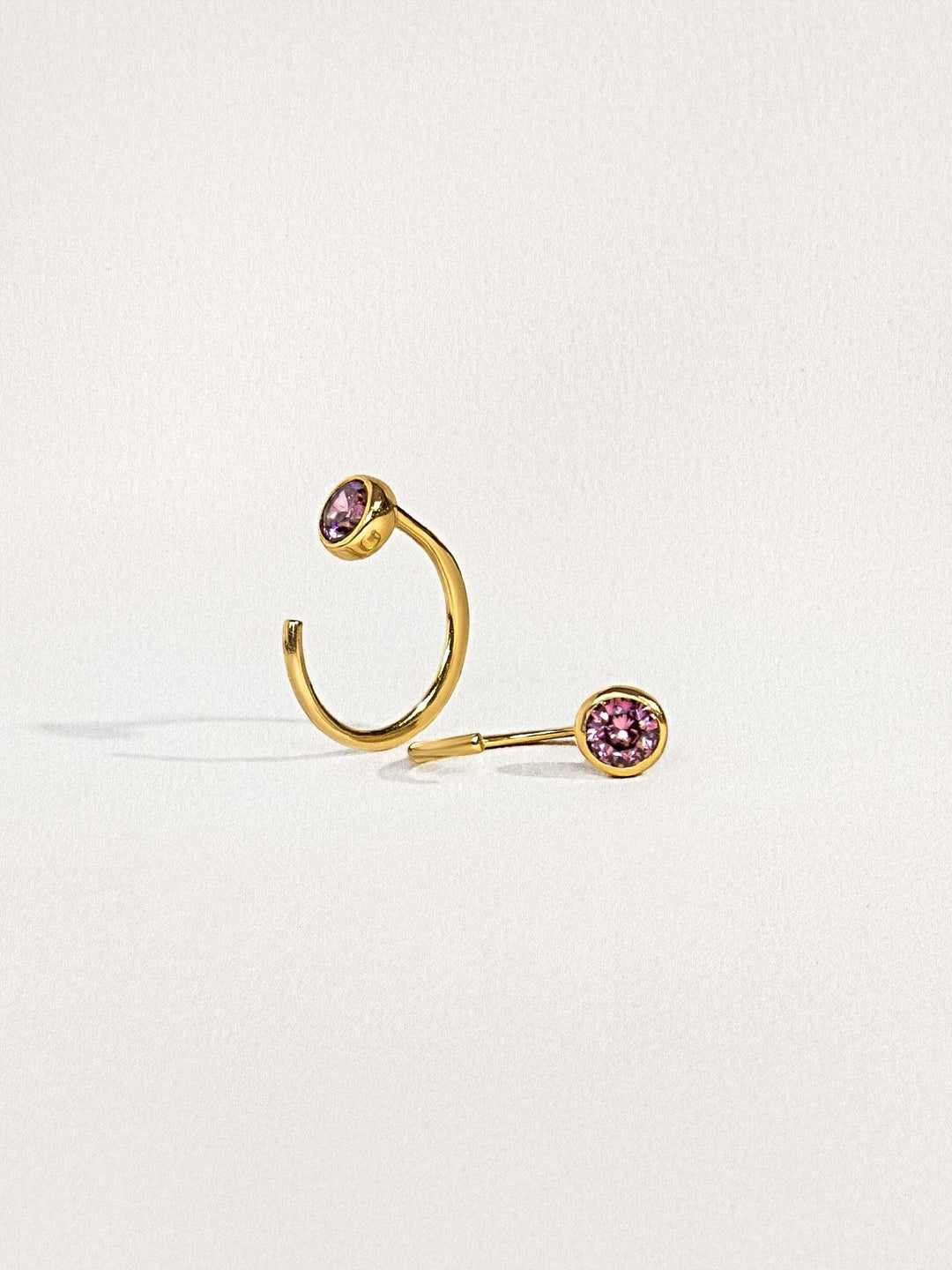 Vivra Hoop Earrings - 24K Gold PlatedBackUpItemsBirthstone EarringsLunai Jewelry