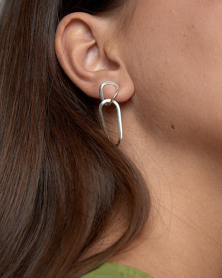 Vermilia Gold Link Earrings - 925 Sterling SilverALLcable link EarringsLunai Jewelry