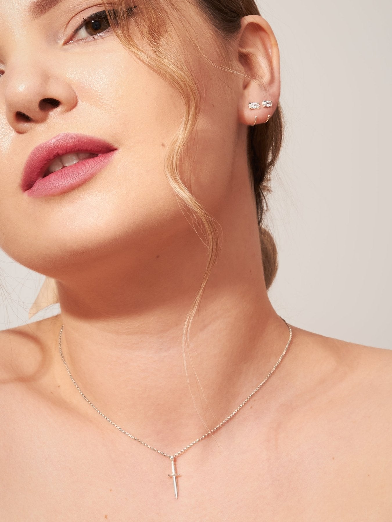 Neri Zirconia Huggies - 24k Gold PlatedALLBackUpItemsLunai Jewelry