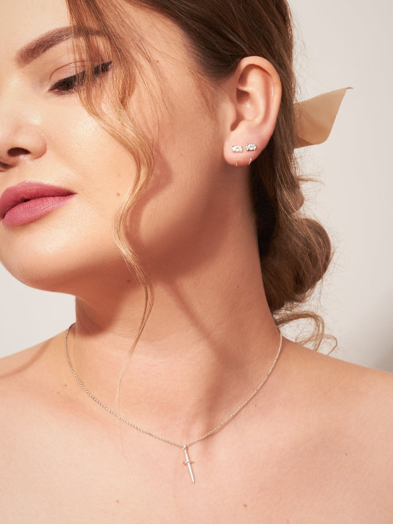 Neri Zirconia Huggies - 24k Gold PlatedALLBackUpItemsLunai Jewelry