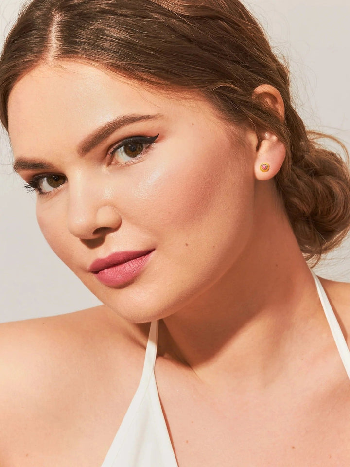 Clevia Opal Stud Earrings - Sun & IceDainty EarringsDelicate JewelryLunai Jewelry