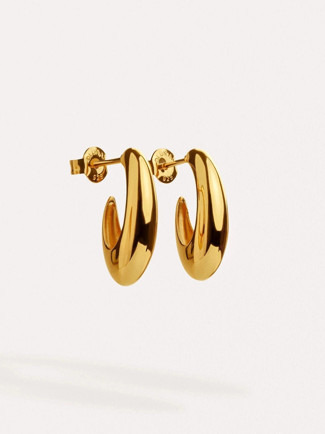 Vera Hoop Earrings — Gold & Silver - GoldArtisan FinishBrass Base JewelryLunai Jewelry